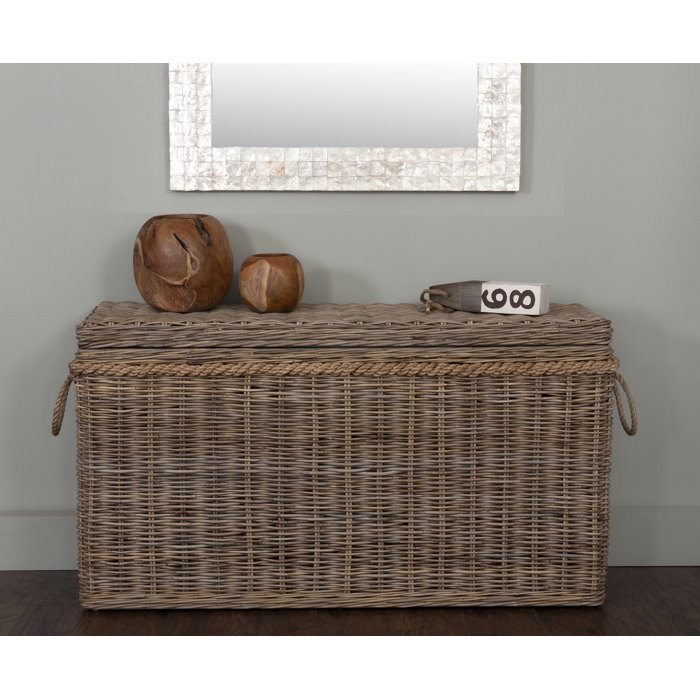 Sand & Stable Kent 2 Piece Wicker Trunk Set & Reviews Wayfair